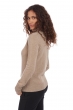 Cachemire Naturel pull femme col roule natural iki natural stone xl
